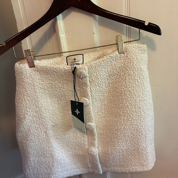 NWT Tuckernuck Marilyn Women's Cream Tweed Suit (jacket and skirt) - Picture 4 of 7